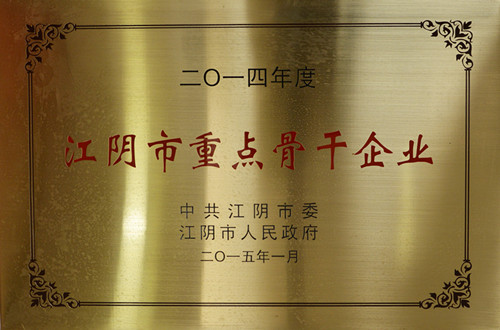 江陰市重點(diǎn)骨干企業(yè)
